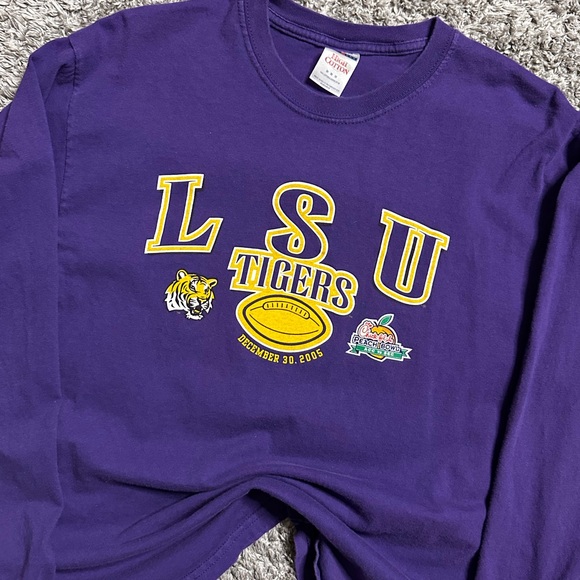 Other - 2005 LSU Tigers Football Peach Bowl Long Sleeve Shirt